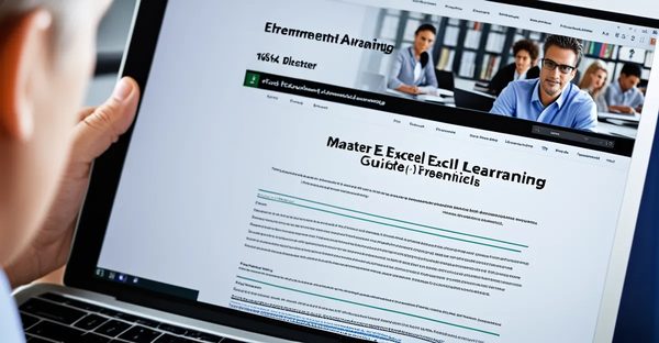 Maîtrisez excel grâce à l'e-learning : guide essentiel.